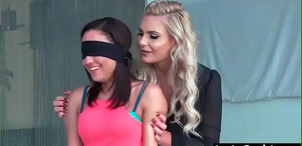  (Phoenix Marie & Amara Romani) Lesbian Girls Use Sex Dildos To Punish Each Other movie-27